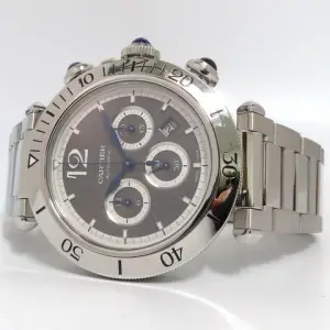 Cartier Cartier PashaChronograph Grey Dial Stainless Steel Automatic WSPA0027 4363
