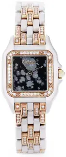 Cartier Cartier Panthère 7669 22mm Rose gold and 18k white gold Obsidian