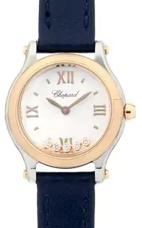 Chopard Chopard Happy Sport 278620-6001 25mm Rose gold and Stainless steel Silver