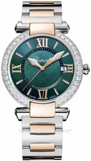 Chopard Chopard Imperiale 388532-6009 36mm Rose gold and Stainless steel Green