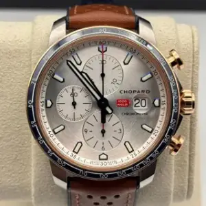 Chopard Chopard Mille Miglia 168571-6004 44mm Yellow gold and Stainless steel Silver