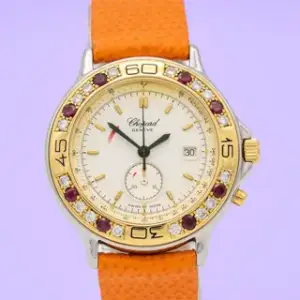 Chopard Chopard Mille Miglia 12/8163 31mm Yellow gold and Stainless steel White