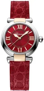 Chopard Chopard Imperiale 388563-6016 29mm Rose gold and Stainless steel Red