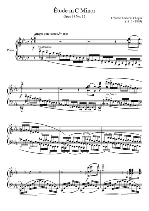 Chopin Op. 10 No. 12