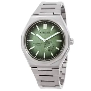 Citizen CitizenZenshin 60 Automatic Green Dial Men's Watch NK5020-58X