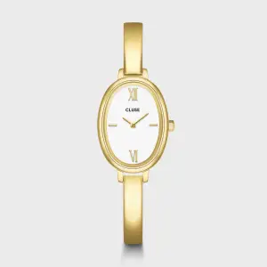 Cluse L'Ovale Watch Steel, White, Gold Colour