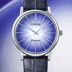 Credor Goldfeather Imari Nabeshima Porcelain Dial Limited Edition
