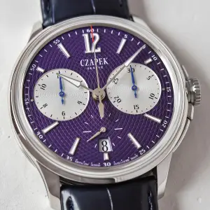 Czapek Faubourg de Cracovie Chronograph Purple Panda