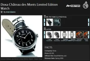 Doxa Chateau des Monts Limited Edition