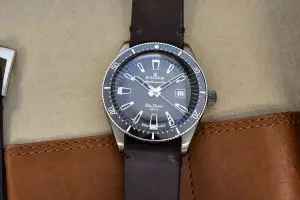 Edox SkyDiver Date Automatic Limited Edition Aged Steel