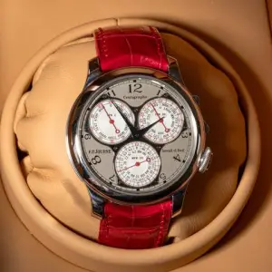 F.P. Journe F.P.Journe SouveraineCentigraphe Souverain (CT) Platinum Silver Dial Leather Strap 40MM Calibre 1506