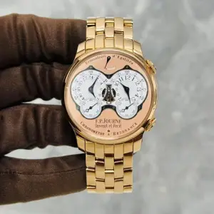 F.P. Journe F.P.Journe Chronometre à ResonanceClassique Chronometre a Resonance 40 mm Salmon Dial Rose Gold