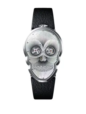 Fiona Kruger FK: TASAKI – Petit Skull (Black lines)