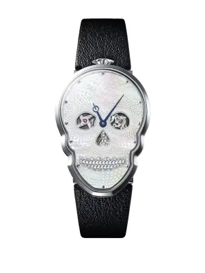 Fiona Kruger FK: TASAKI – Petit Skull (White dots)