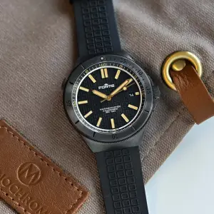 Fortis Marinemaster M-44 DLC Gravity Black