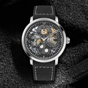 Frederique Constant Slimline Perpetual Calendar Manufacture Skeleton Designed by Peter Speake