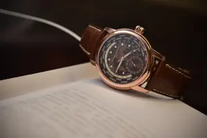 Frederique Constant Classic Worldtimer Manufacture Brown Dial