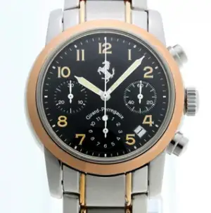 Girard-Perregaux Girard-Perregaux Ferrari 8020 36mm Rose gold and Stainless steel Black