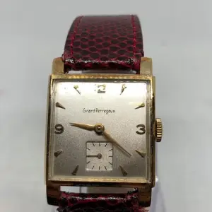 Girard-Perregaux Girard PerregauxTank Solid 14K Gold Watch
