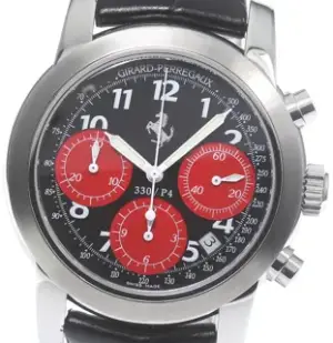 Girard-Perregaux Girard-Perregaux Ferrari 80280 39mm Stainless steel Black and Red