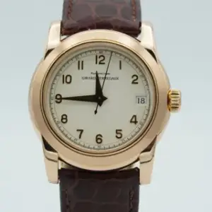Girard-Perregaux Girard-Perregaux Ferrari 8025 38mm Yellow gold and 18k gold Cream