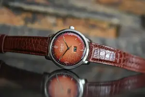 Glashütte Original Sixties Panorama Date Annual Edition Fiery Orange
