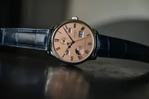 Glashütte Original Senator Excellence Perpetual Calendar Salmon Rose Opaline Limited Edition