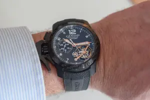 Graham Chronofighter Superlight Carbon Tourbillograph
