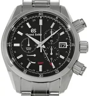 Grand Seiko Grand Seiko Spring Drive SBGC203 43.5mm Stainless steel Black