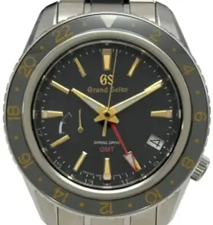 Grand Seiko Grand Seiko Spring Drive SBGE215 44mm Stainless steel Black