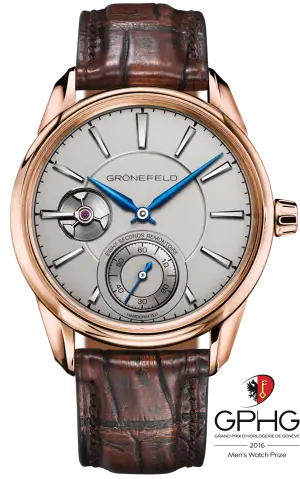 Gronefeld 1941 Remontoire - Red Gold with rhodium dial • Grönefeld - The Horological Brothers