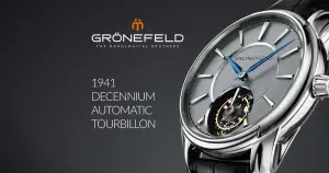 Gronefeld Decennium Tourbillon • Grönefeld - The Horological Brothers