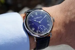 H. Moser & Cie. Heritage Perpetual Calendar Midnight Blue Enamel