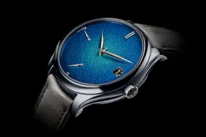 H. Moser & Cie. Endeavour Perpetual Calendar Tantalum Blue Enamel