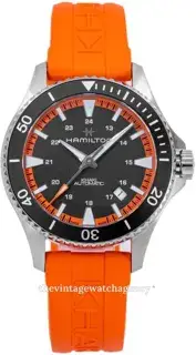 Hamilton Hamilton Khaki Navy H82395331 40mm Stainless steel Black