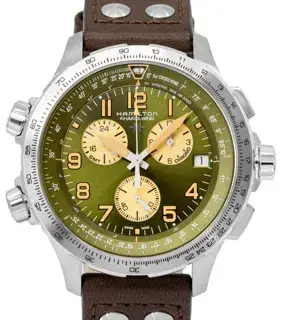 Hamilton Hamilton Khaki Aviation H77932560 46mm Stainless steel Green