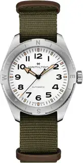 Hamilton Hamilton Khaki Field H70315910 41mm Stainless steel White