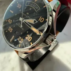 Hamilton Hamilton Khaki Aviation H64645531 42mm Stainless steel Black