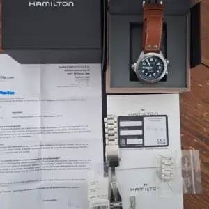 Hamilton Hamilton Khaki Aviation H77765141 45mm Stainless steel Blue