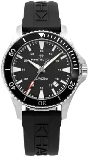 Hamilton Hamilton Khaki Navy H82335331 40mm Stainless steel Black