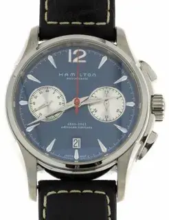 Hamilton Hamilton Jazzmaster Auto Chrono H32606745 42mm Stainless steel Blue