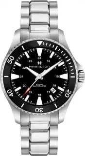 Hamilton Hamilton Khaki Navy H82335131 40mm Stainless steel Black