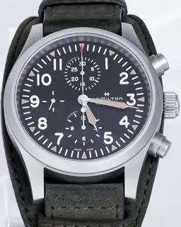 Hamilton Hamilton Khaki Field H71706830 44mm Stainless steel Black