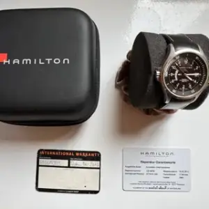 Hamilton Hamilton Khaki Navy H77615333 42mm Stainless steel Black