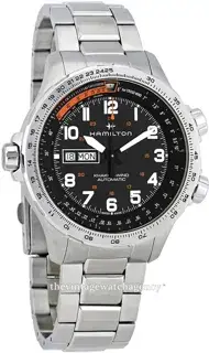 Hamilton Hamilton Khaki Aviation H77755133 45mm Stainless steel Black