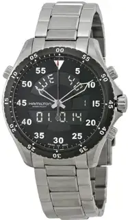 Hamilton Hamilton Khaki Aviation H64554131 40mm Stainless steel Black, Price & Market Data