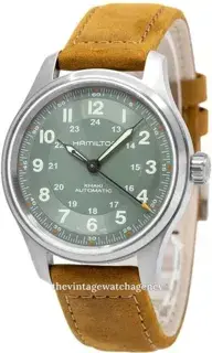 Hamilton Hamilton Khaki Field H70545560 42mm Titanium Green