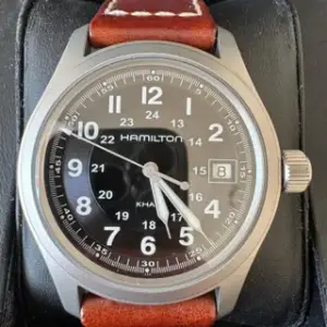 Hamilton Hamilton Khaki Field H68411533 38mm Stainless steel Black