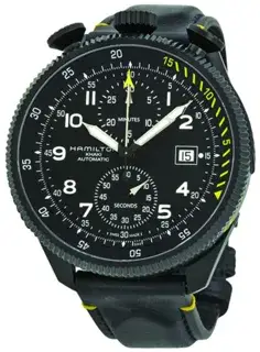 Hamilton Hamilton Khaki Aviation H76786733 46mm Stainless steel Black