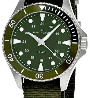 Hamilton Hamilton Khaki Navy H82241961 37mm Stainless steel Green